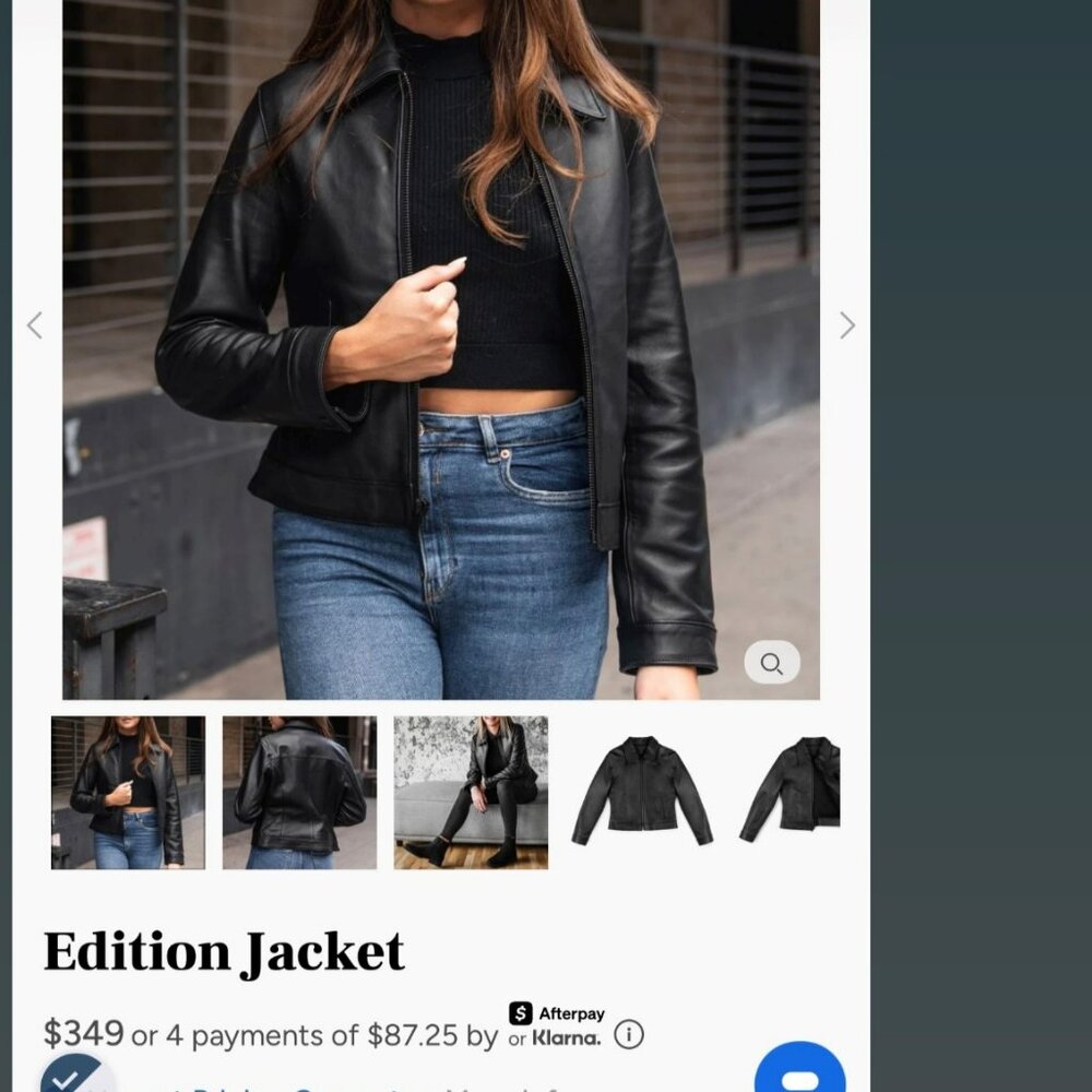 Leather Jacket - Edition Thursday Brand